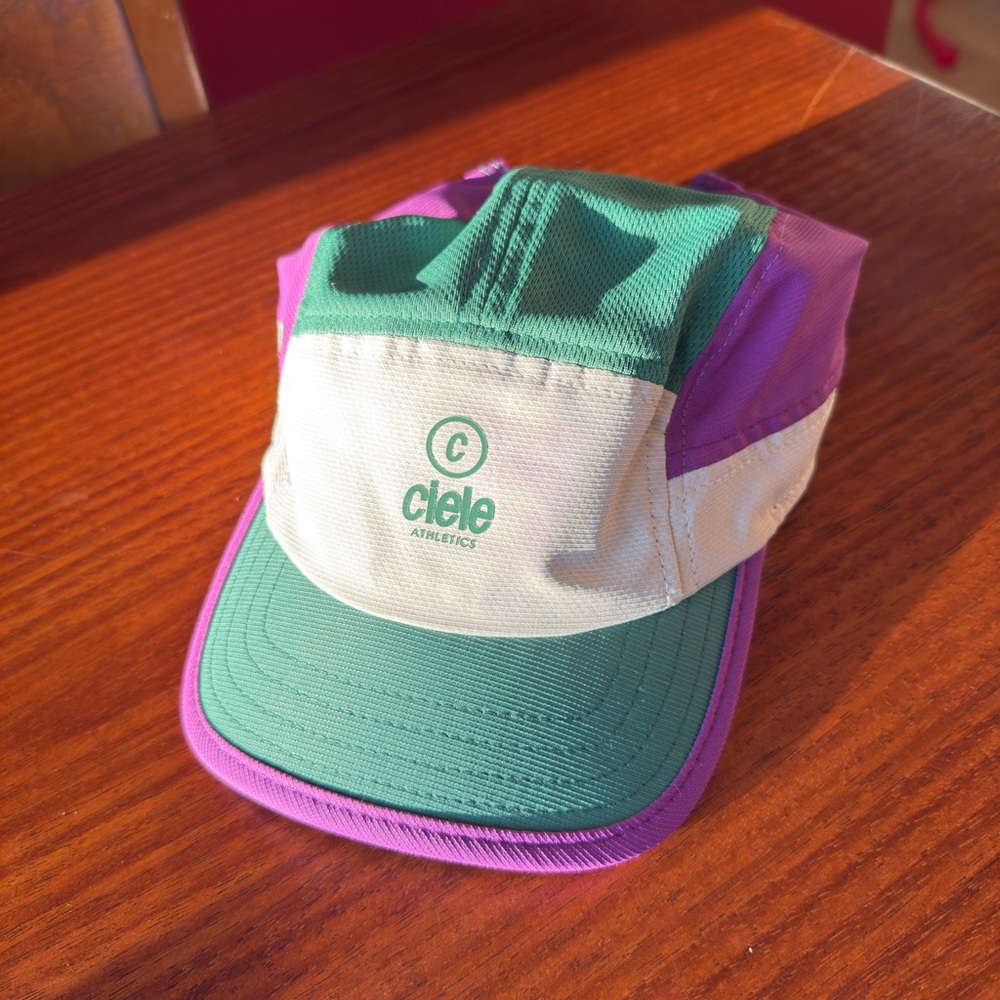 Ciele Athletics Green and Purple Cap